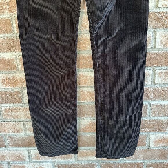 NWT Levi’s Straight Corduroy Jeans Pants Size 27 x 30 Black - Picture 6 of 9